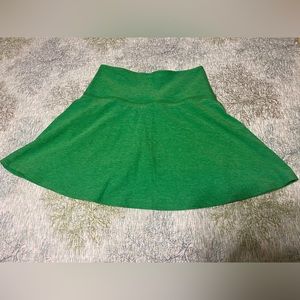 Beyond Yoga Spacedye Hot Shot Circle Green Skort XSM